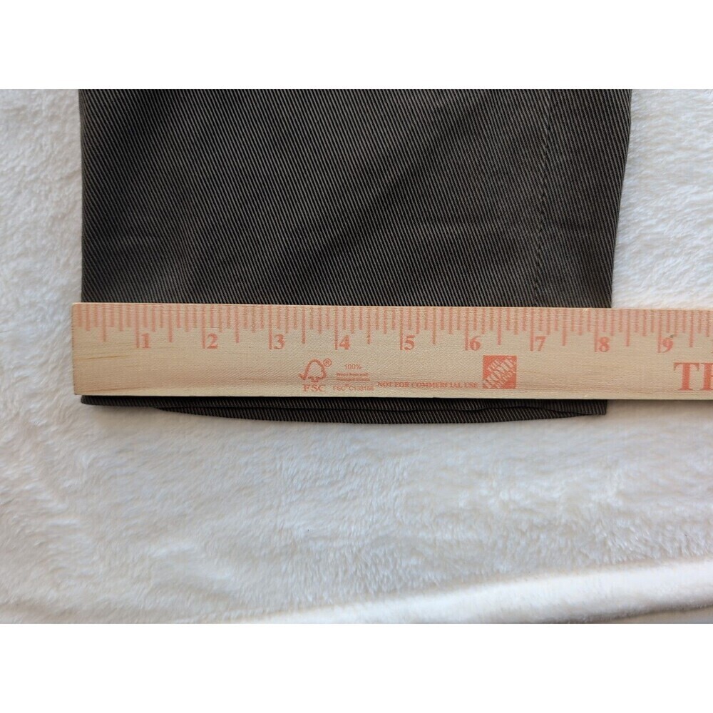 MASON'S New York Regular Fit Flat Front Stretch Cotton Pants Mens Sz 58/42 Brown - Picture 2 of 16